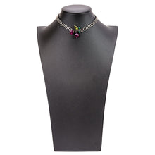 画像をギャラリービューアに読み込む, チェリーモチーフをあしらったチョーカータイプのネックレス