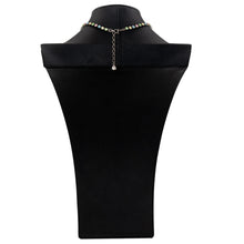 画像をギャラリービューアに読み込む, ネックレス ラインストーン ブルー ピンク イエロー グリーン フラワー 39.5cm 088212