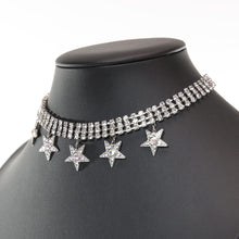 画像をギャラリービューアに読み込む, 星モチーフをあしらったチョーカータイプのネックレス