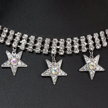 画像をギャラリービューアに読み込む, 星モチーフをあしらったチョーカータイプのネックレス