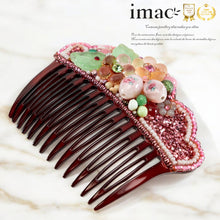 画像をギャラリービューアに読み込む, 上質なボヘミアングラスをあしらい、高級感あふれるヘアコーム