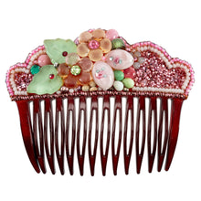 画像をギャラリービューアに読み込む, 上質なボヘミアングラスをあしらい、高級感あふれるヘアコーム