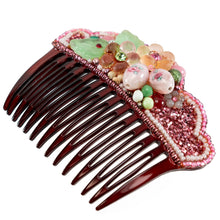 画像をギャラリービューアに読み込む, 上質なボヘミアングラスをあしらい、高級感あふれるヘアコーム