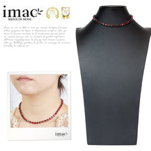 画像をギャラリービューアに読み込む, ラインストーンをあしらったチョーカータイプのネックレス