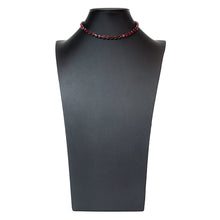 画像をギャラリービューアに読み込む, ラインストーンをあしらったチョーカータイプのネックレス