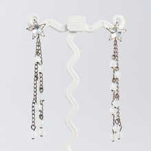 画像をギャラリービューアに読み込む, ピアス ラインストーン クリアカラー ホワイト スター 121481