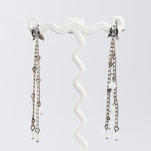 画像をギャラリービューアに読み込む, ピアス ラインストーン クリアカラー ホワイト スター 121481