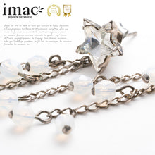 画像をギャラリービューアに読み込む, ピアス ラインストーン クリアカラー ホワイト スター 121481