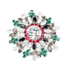 画像をギャラリービューアに読み込む, ラインストーンがきらめくビジューブローチ