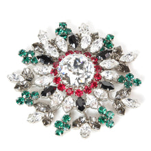 画像をギャラリービューアに読み込む, ラインストーンがきらめくビジューブローチ