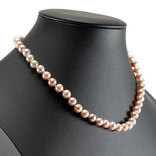画像をギャラリービューアに読み込む, 上品な光沢が美しい淡水パールのネックレス