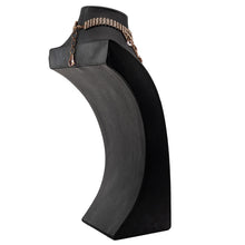 画像をギャラリービューアに読み込む, ネックレス ラインストーン ボヘミアングラス ピンク ハンギング 33cm 127255