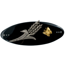 画像をギャラリービューアに読み込む, バレッタ ボタニカル バタフライ ブラック 留金9cm 130214