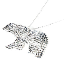 画像をギャラリービューアに読み込む, 白くまを表現したペンダントブローチ