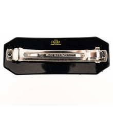 画像をギャラリービューアに読み込む, 上質な天然石ジェイドとボヘミアングラスをあしらい、高級感あふれるバレッタ