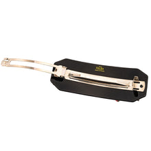 画像をギャラリービューアに読み込む, 上質な天然石ジェイドとボヘミアングラスをあしらい、高級感あふれるバレッタ