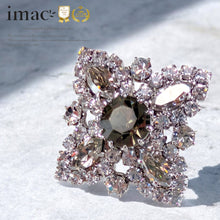 画像をギャラリービューアに読み込む, ラインストーンがきらめくビジューバッジ