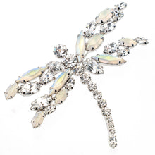 画像をギャラリービューアに読み込む, ブローチ ラインストーン クリアカラー とんぼ 138034