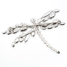 画像をギャラリービューアに読み込む, ブローチ ラインストーン クリアカラー とんぼ 138034