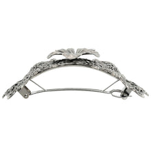 Load image into Gallery viewer, バレッタ レースメタル シルバー ブロンズ フラワー 142919 142920