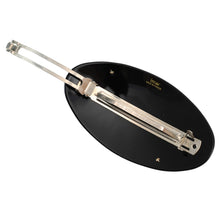 画像をギャラリービューアに読み込む, フラワーモチーフの白蝶貝の上品な光沢が美しいバレッタ