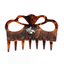 画像をギャラリービューアに読み込む, 花モチーフの白蝶貝(マザーオブパール)の上品な光沢が美しいクリップ「ガーデン」