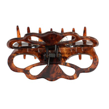 画像をギャラリービューアに読み込む, 花モチーフの白蝶貝(マザーオブパール)の上品な光沢が美しいクリップ「ガーデン」