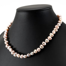 画像をギャラリービューアに読み込む, 上品な光沢が美しい淡水パールのネックレス