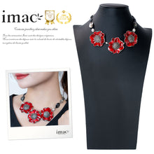 画像をギャラリービューアに読み込む, フラワーモチーフが美しいネックレス