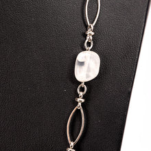 画像をギャラリービューアに読み込む, 優しいホワイトカラーが美しいムーンストーンと淡水パールのネックレス