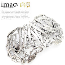 画像をギャラリービューアに読み込む, アンティーク調のレースメタルの曲線が美しいヘアバレッタ