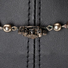 画像をギャラリービューアに読み込む, グラスパールを糸でロングネックレス