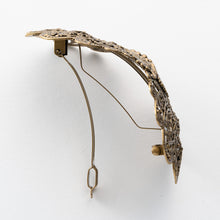 画像をギャラリービューアに読み込む, バレッタ レースメタル グレープ ブロンズ/ブラック/シルバー