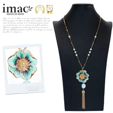 画像をギャラリービューアに読み込む, フラワーモチーフが美しいネックレス