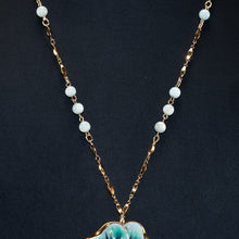 画像をギャラリービューアに読み込む, フラワーモチーフが美しいネックレス