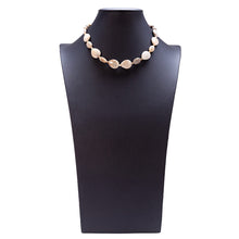 画像をギャラリービューアに読み込む, 肌なじみの良いナチュラルカラーが美しいコーラルフォッシルのネックレス