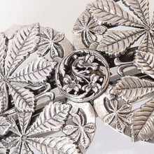 画像をギャラリービューアに読み込む, アンティーク調のレースメタルの模様が美しいヘアバレッタ