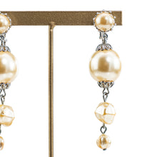 画像をギャラリービューアに読み込む, イヤリング パール ロング ホワイト 149753