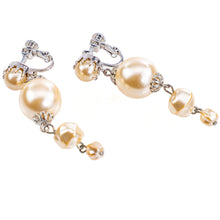 画像をギャラリービューアに読み込む, イヤリング パール ロング ホワイト 149753