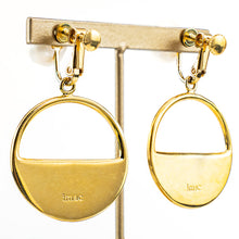 Load image into Gallery viewer, イヤリング 淡水パール 白蝶貝 ホワイト ゴールド フープ 150168