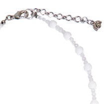 画像をギャラリービューアに読み込む, ファセットカットされた純白のジェイドが美しいロングネックレス