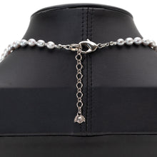 画像をギャラリービューアに読み込む, ネックレス 黒蝶貝 淡水パール グレー オーバル 41cm 150276