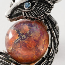 画像をギャラリービューアに読み込む, バッジ ボヘミアングラス ピンクベージュ きつね 150742