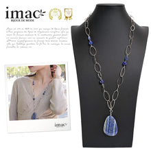 画像をギャラリービューアに読み込む, ロイヤルブルーが美しいラピスラズリのペンダントネックレス