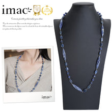 画像をギャラリービューアに読み込む, 様々なフォルムの天然石ソーダライトロングネックレス