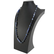 画像をギャラリービューアに読み込む, 様々なフォルムの天然石ソーダライトロングネックレス