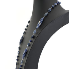 画像をギャラリービューアに読み込む, 様々なフォルムの天然石ソーダライトロングネックレス