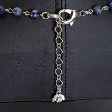 画像をギャラリービューアに読み込む, 様々なフォルムの天然石ソーダライトロングネックレス