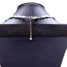 画像をギャラリービューアに読み込む, ライトブルーが美しい天然石のロングネックレス