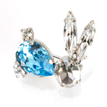 画像をギャラリービューアに読み込む, うさぎモチーフのラインストーンブローチ